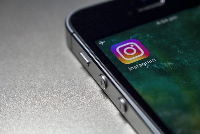 Instagram App Icon auf Iphone
