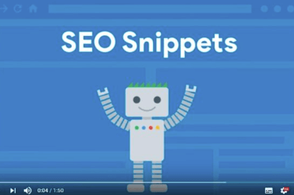 Screenshot von SEO Snippet Tutorials auf YouTube